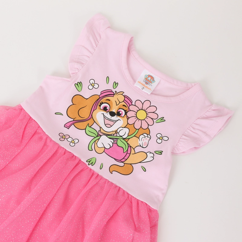 VESTIDO NIÑA TULL BLANCO PAW PATROL - 5