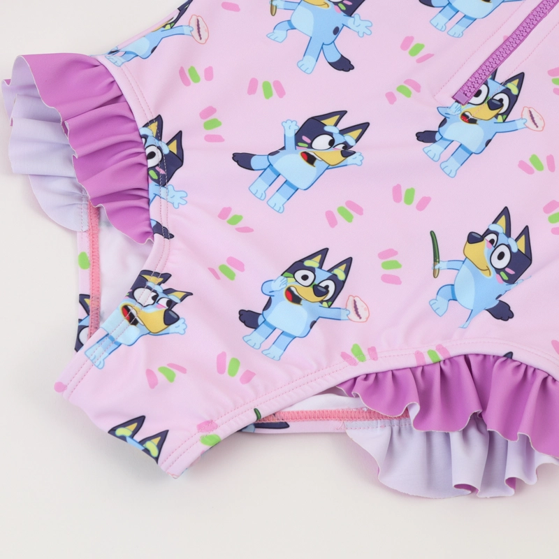 TRAJE DE BAÑO ENTERO NIÑA MORADO FULL PRINT BLUEY - 3