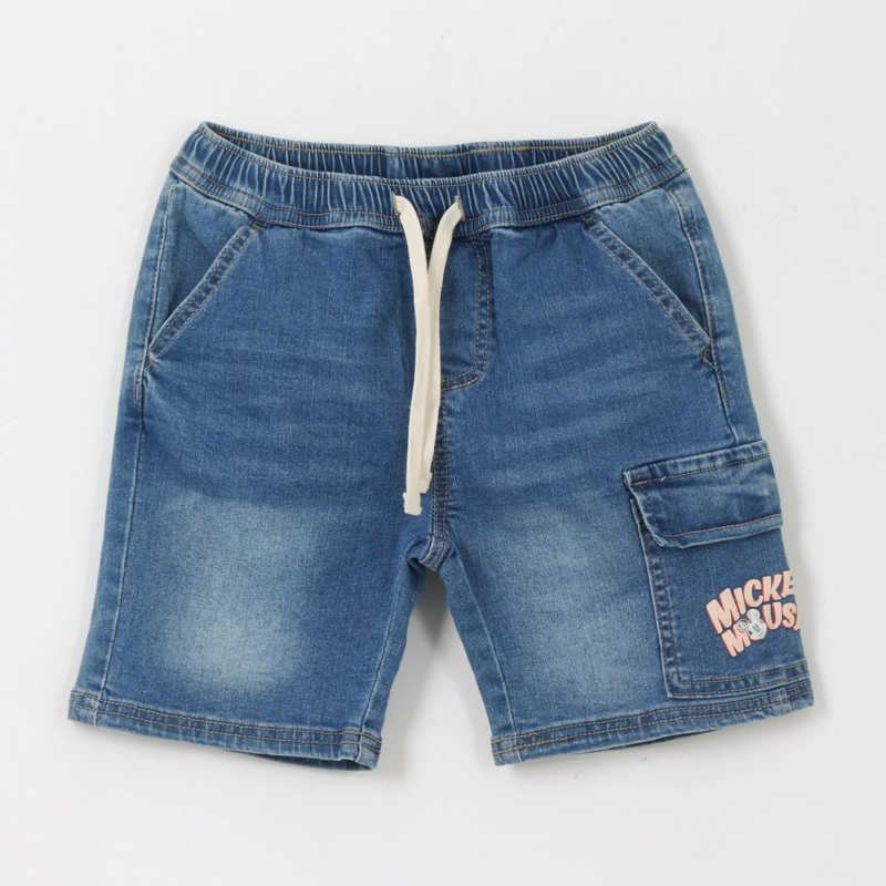 SHORT NIÑO AZUL MEZCLILLA MICKEY DISNEY - 1