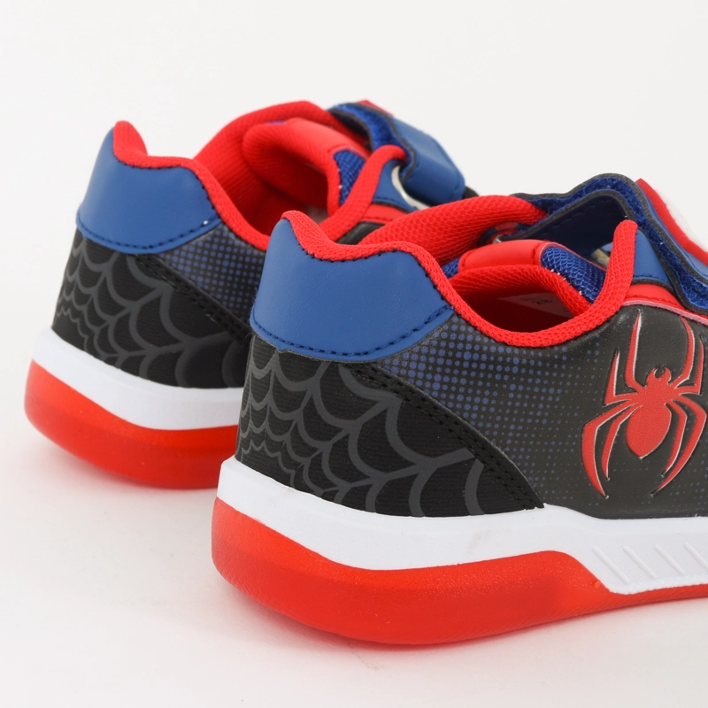 ZAPATILLA CON LUCES NEGRO NIÑO ARAÑA SPIDERMAN MARVEL - 3