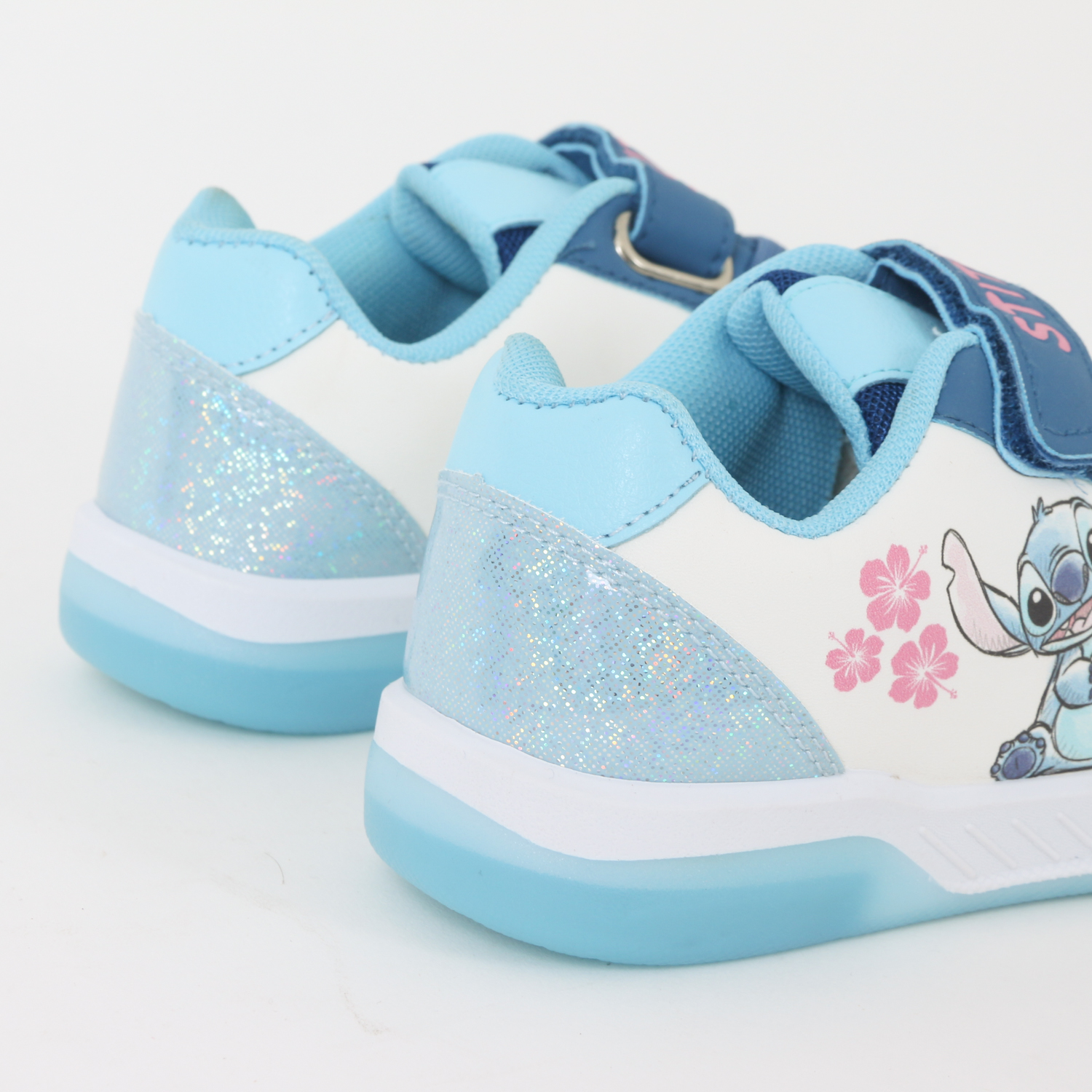 ZAPATILLAS CON LUCES NIÑA FLORES LILO & STITCH BLANCO DISNEY - 3