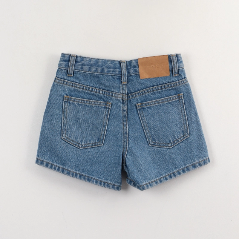 SHORT NIÑA AZUL DENIM BASICO THE BRANDS CLUB - 2