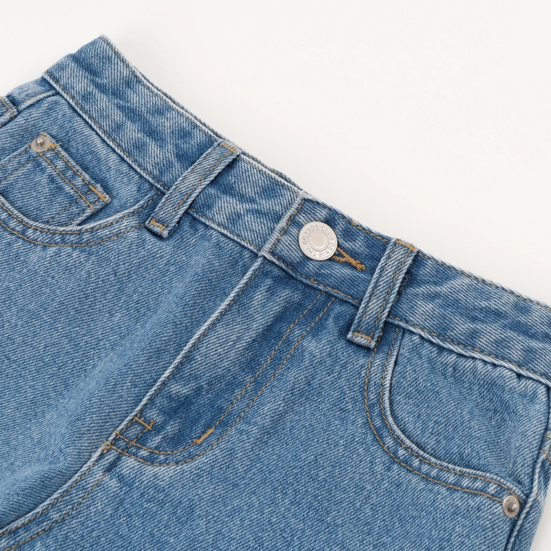 SHORT NIÑA AZUL DENIM BASICO THE BRANDS CLUB - 3