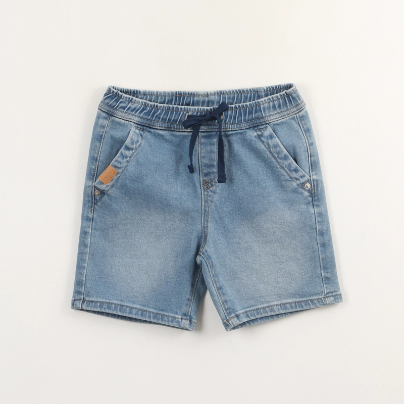 SHORT NIÑO AZUL DENIM BASICO THE BRANDS CLUB - 1