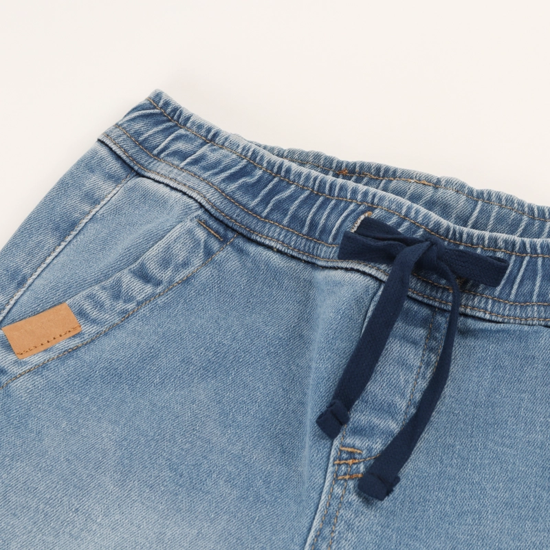 SHORT NIÑO AZUL DENIM BASICO THE BRANDS CLUB - 3