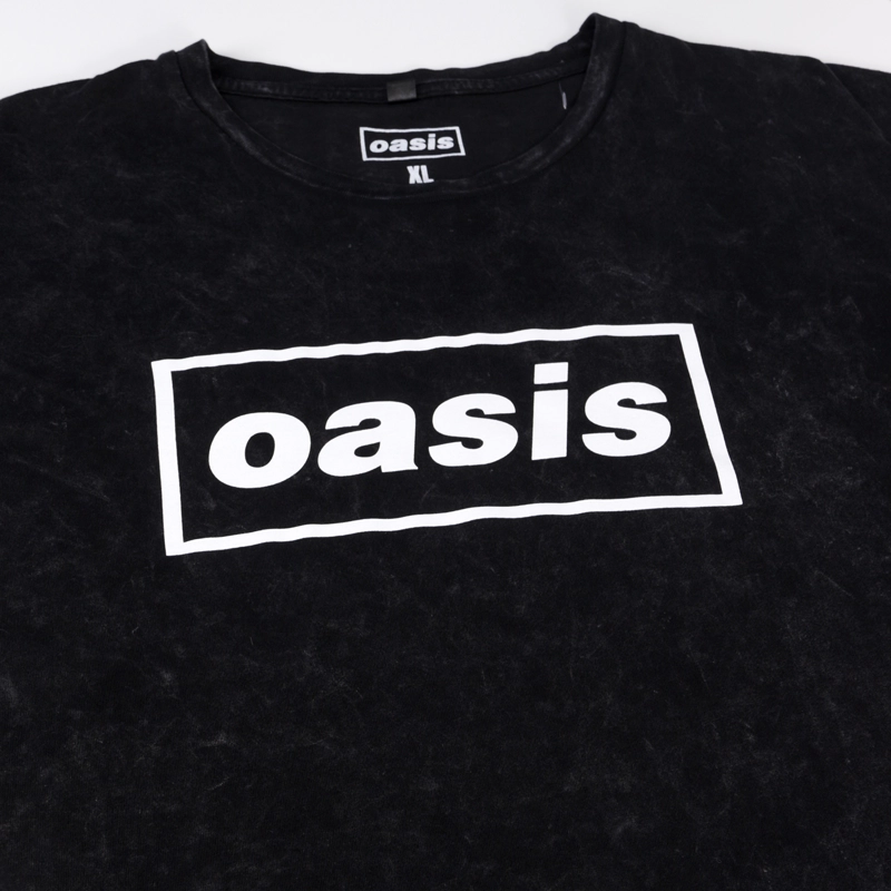 POLERA MANGA CORTA HOMBRE GRIS LOGO OASIS - 3