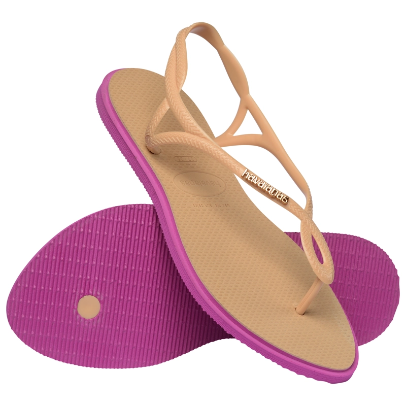 SANDALIA MUJER LUNA POINT BEIGE HAVAIANAS - 4