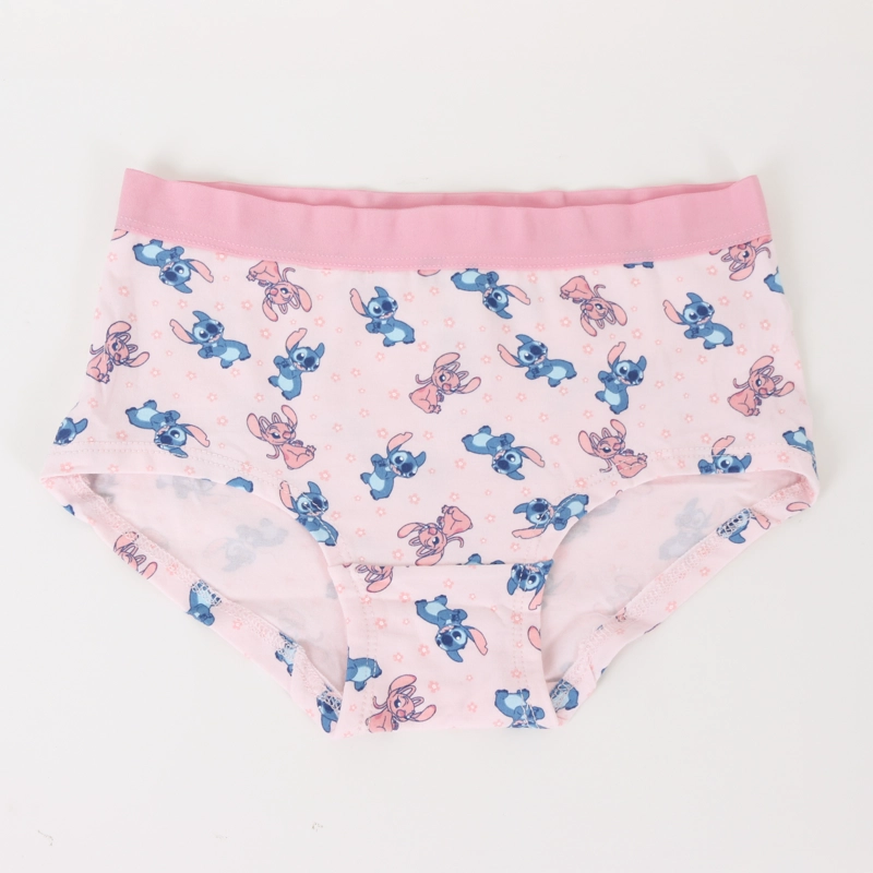 TRIPACK CALZON NIÑA ROSADO FLORES LILO & STITCH DISNEY - 4