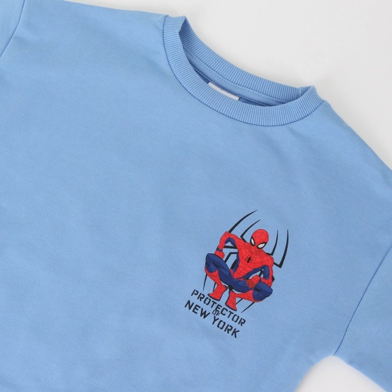 POLERON CERRADO NIÑO AZUL BACK PRINT SPIDERMAN MARVEL - 3