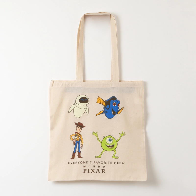 TOTEBAG NIÑO BEIGE FULL PERSONAJES PIXAR DISNEY - 1