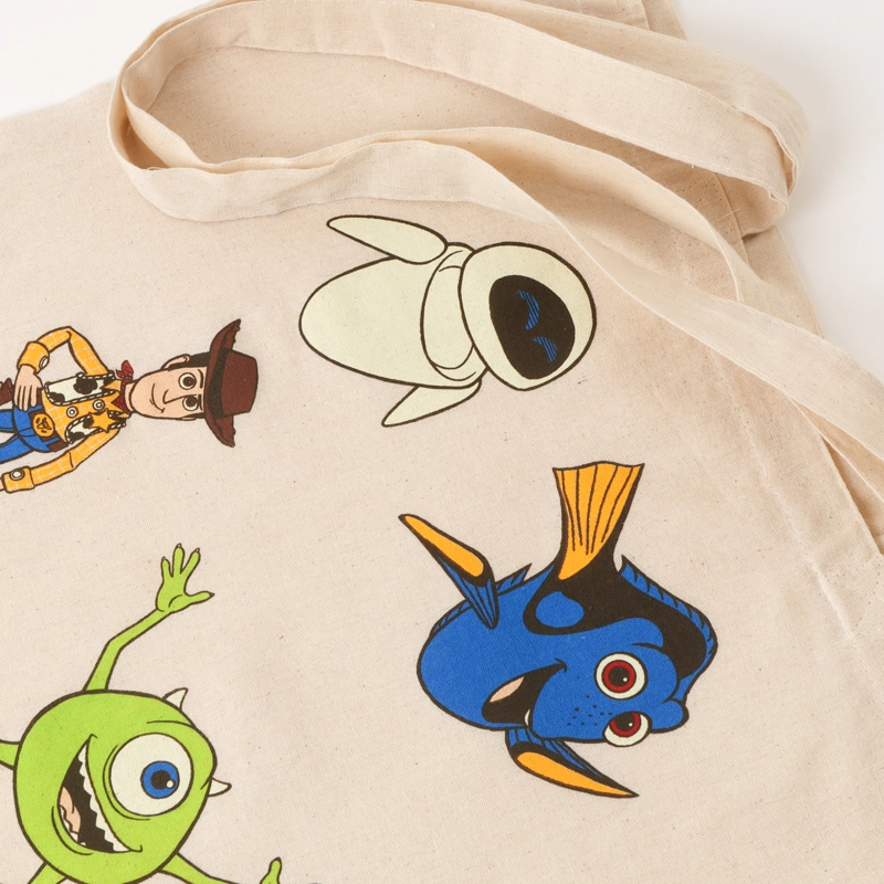 TOTEBAG NIÑO BEIGE FULL PERSONAJES PIXAR DISNEY - 3