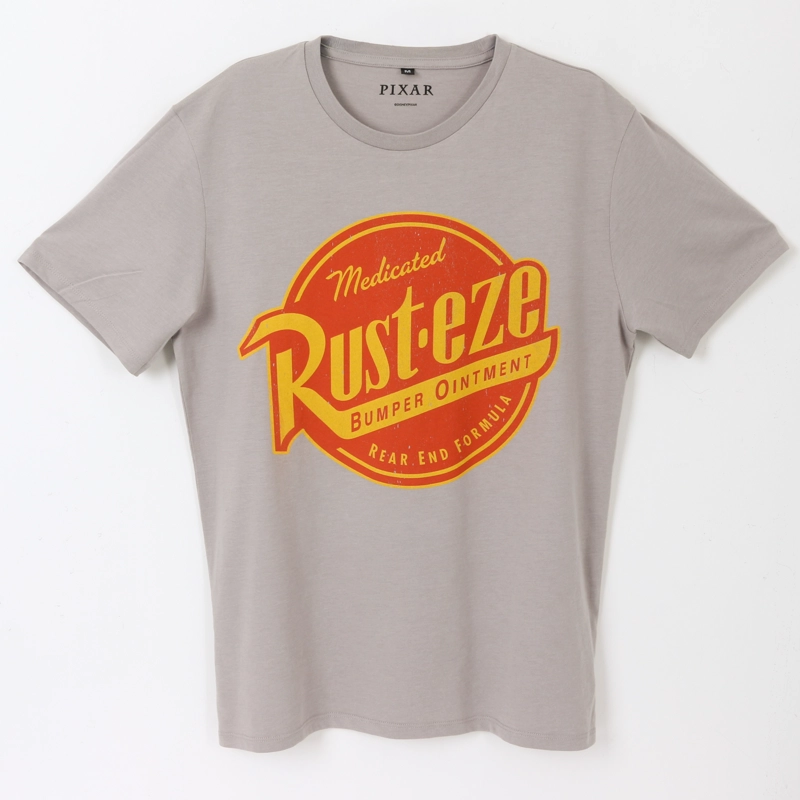 POLERA MANGA CORTA ADULTO GRIS CARS PIXAR DISNEY - 1