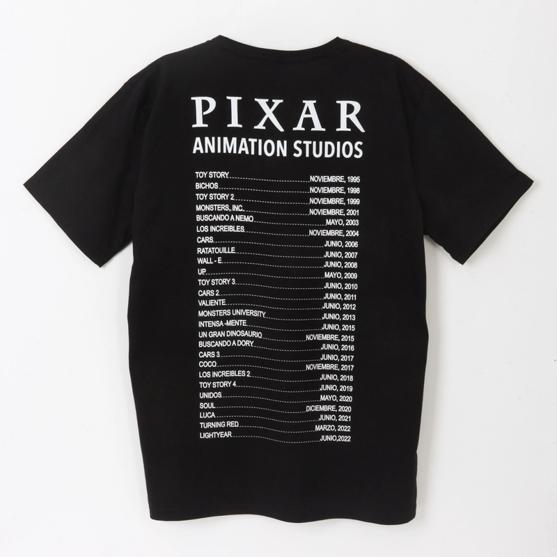 POLERA MANGA CORTA ADULTO CORPORATIVO NEGRO PIXAR DISNEY - 2