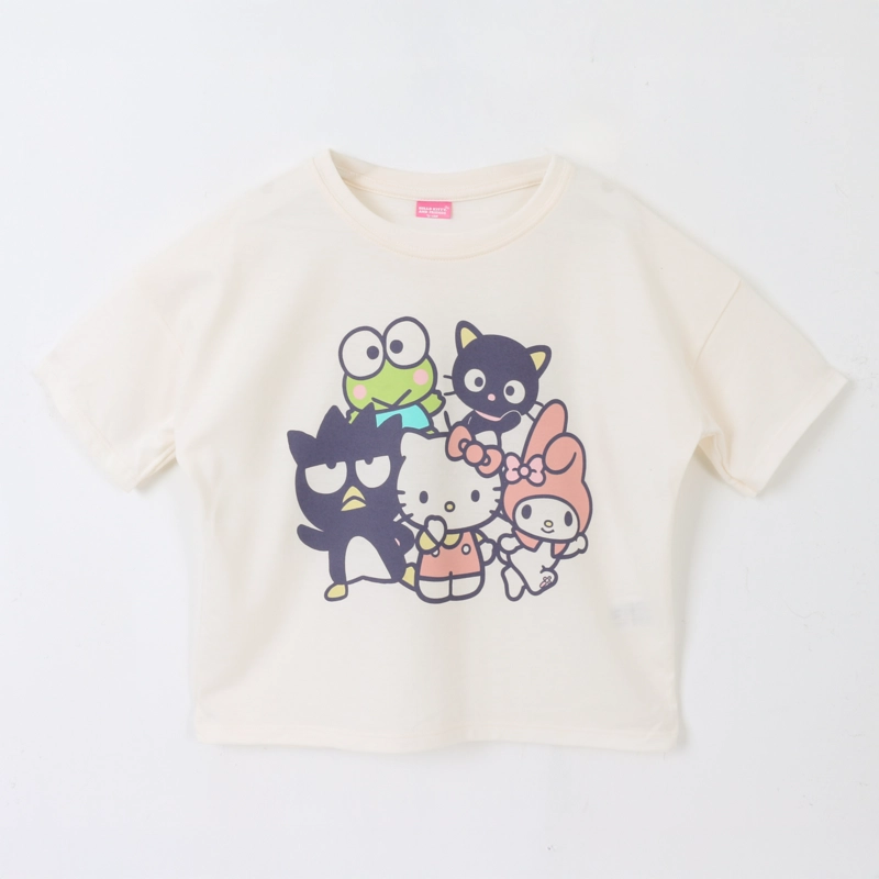 POLERA MANGA CORTA BLANCO NIÑO FRIENDS HELLO KITTY - 1