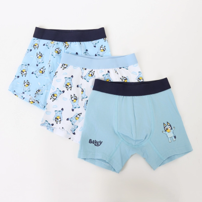 TRIPACK BOXER NIÑO CELESTE FULL PRINT BLUEY - 1