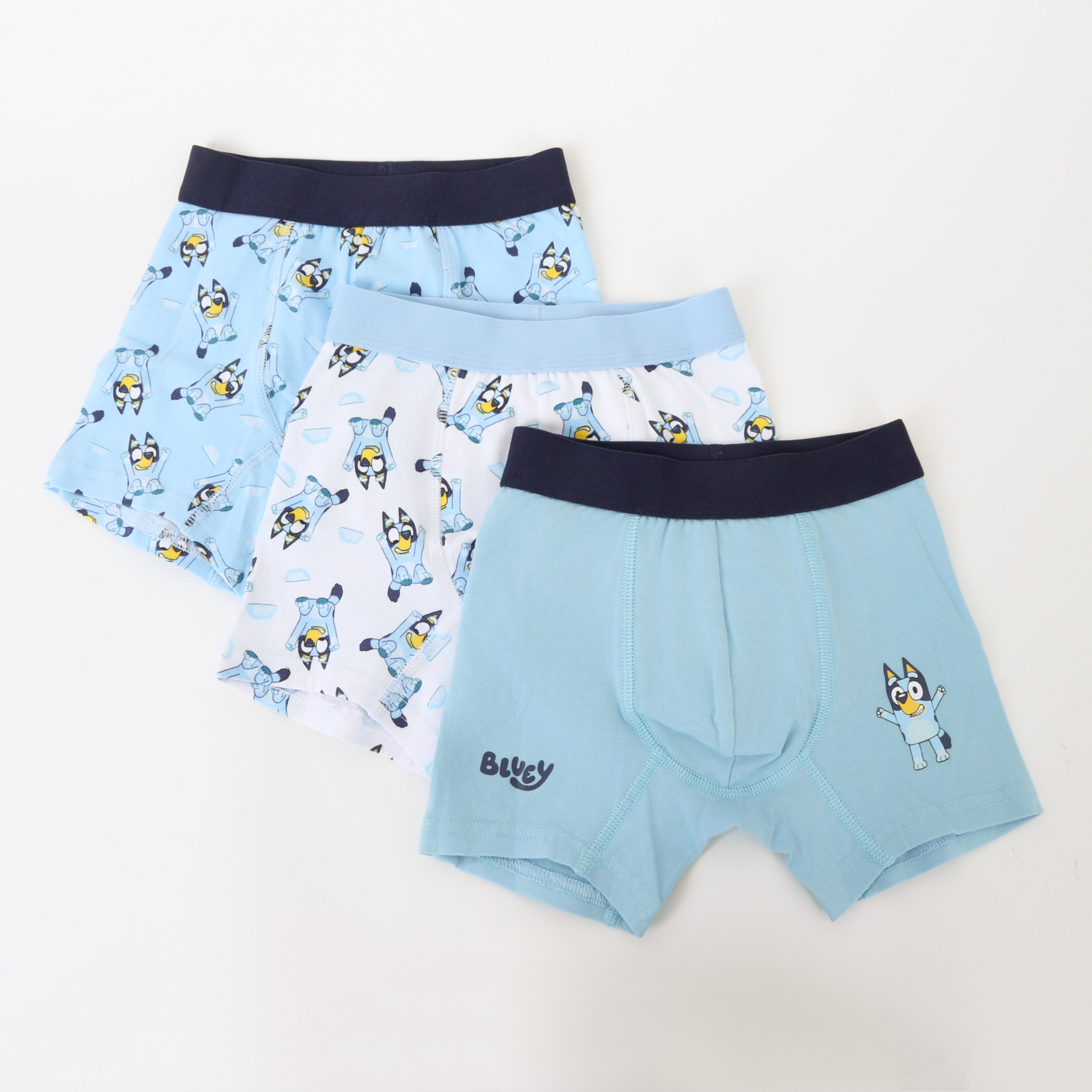 TRIPACK BOXER NIÑO CELESTE FULL PRINT BLUEY - 1