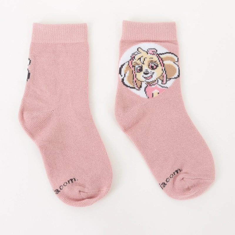 TRIPACK CALCETINES NIÑA ROSADO SKYE PAW PATROL - 2