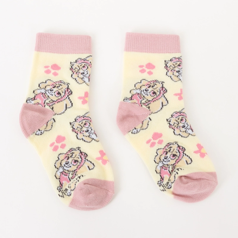 TRIPACK CALCETINES NIÑA ROSADO SKYE PAW PATROL - 4