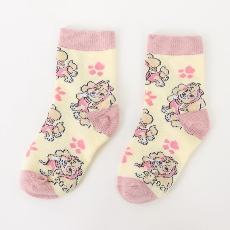 TRIPACK CALCETINES NIÑA ROSADO SKYE PAW PATROL - 5