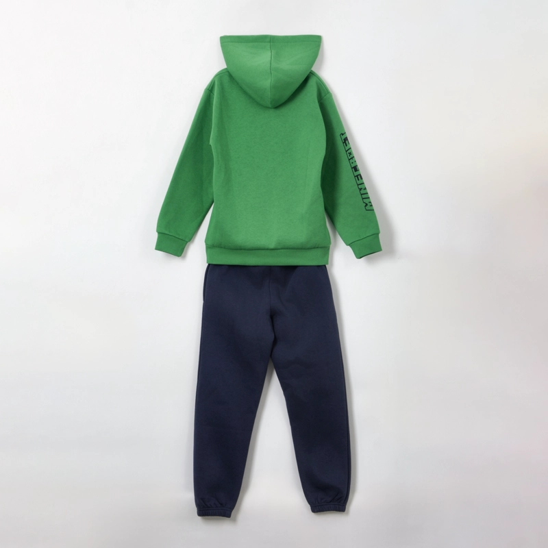 CONJUNTO BUZO NIÑO VERDE BUILD CREATE EXPLORE MINECRAFT - 2