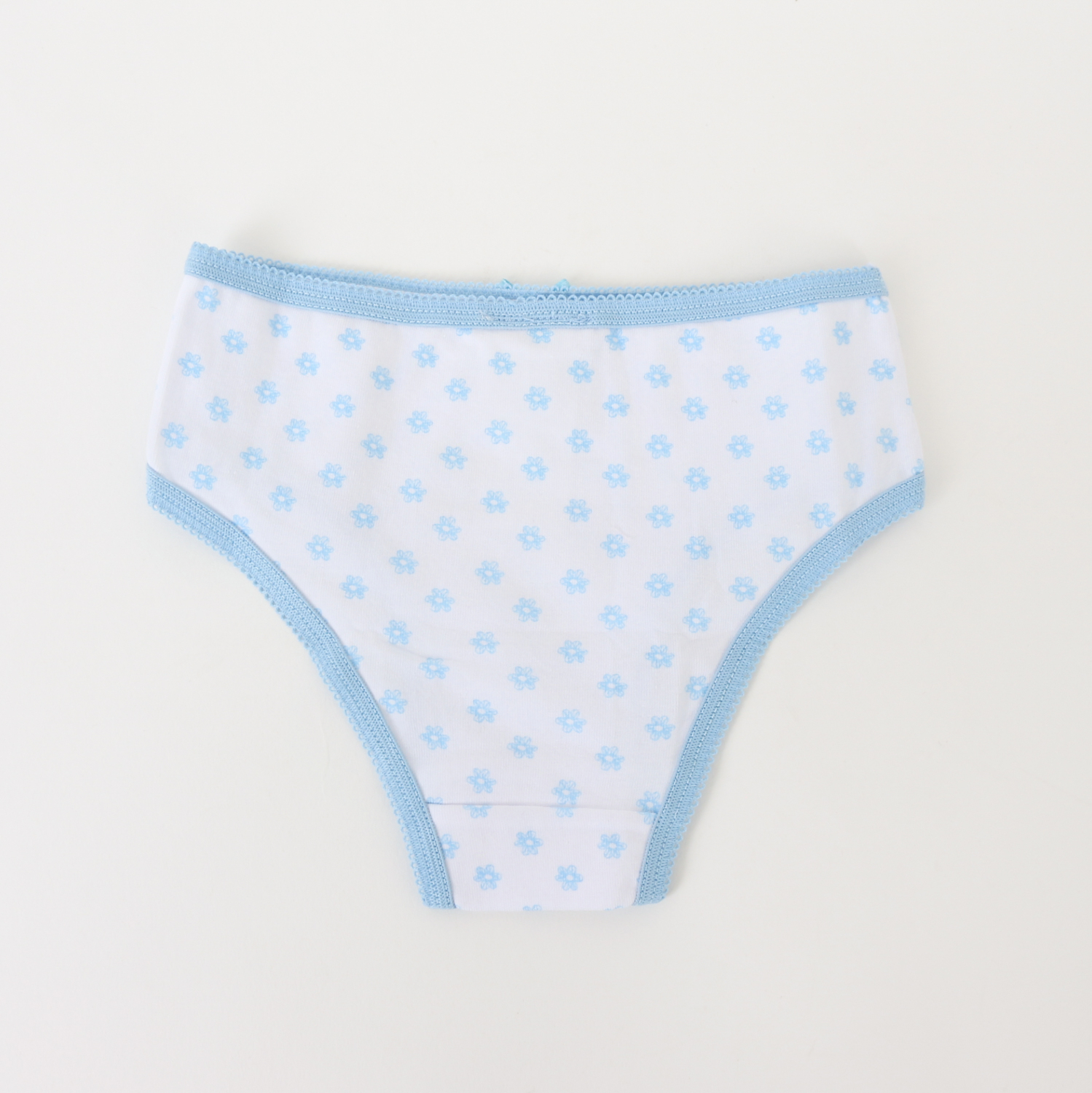 TRIPACK CALZON NIÑA FULL PRINT FLORES BLANCO BLUEY - 3