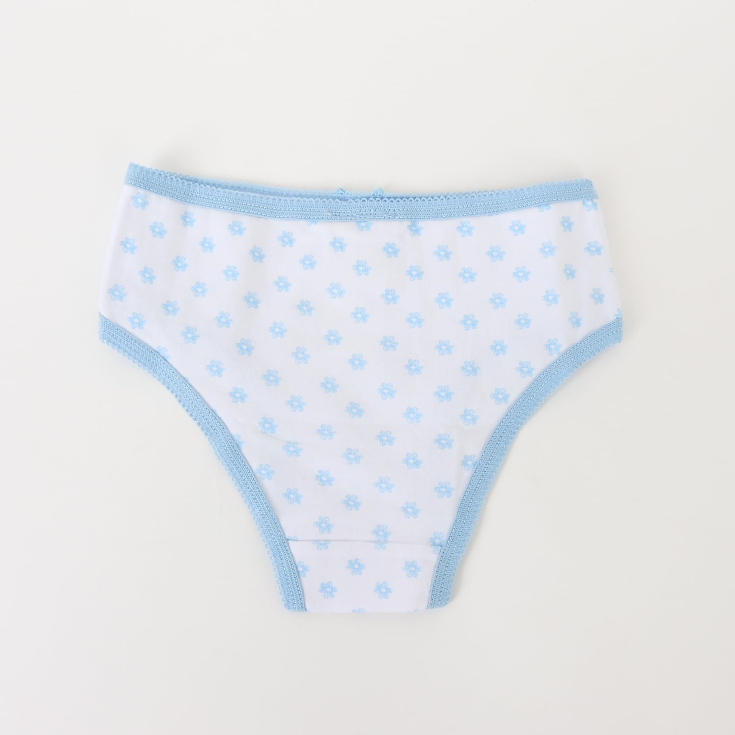 TRIPACK CALZON NIÑA FULL PRINT FLORES BLANCO BLUEY - 3