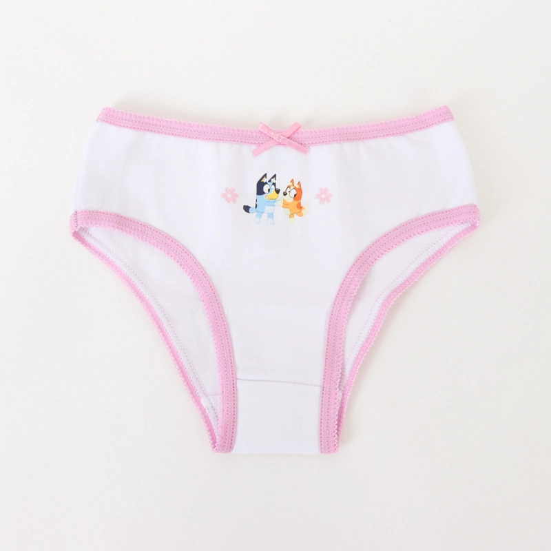 TRIPACK CALZON NIÑA FULL PRINT FLORES BLANCO BLUEY - 6