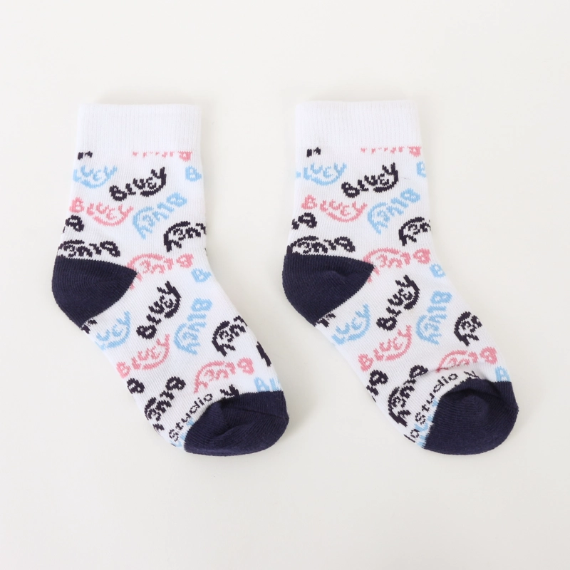TRIPACK CALCETINES NIÑA FULL PRINT BLANCO BLUEY - 4