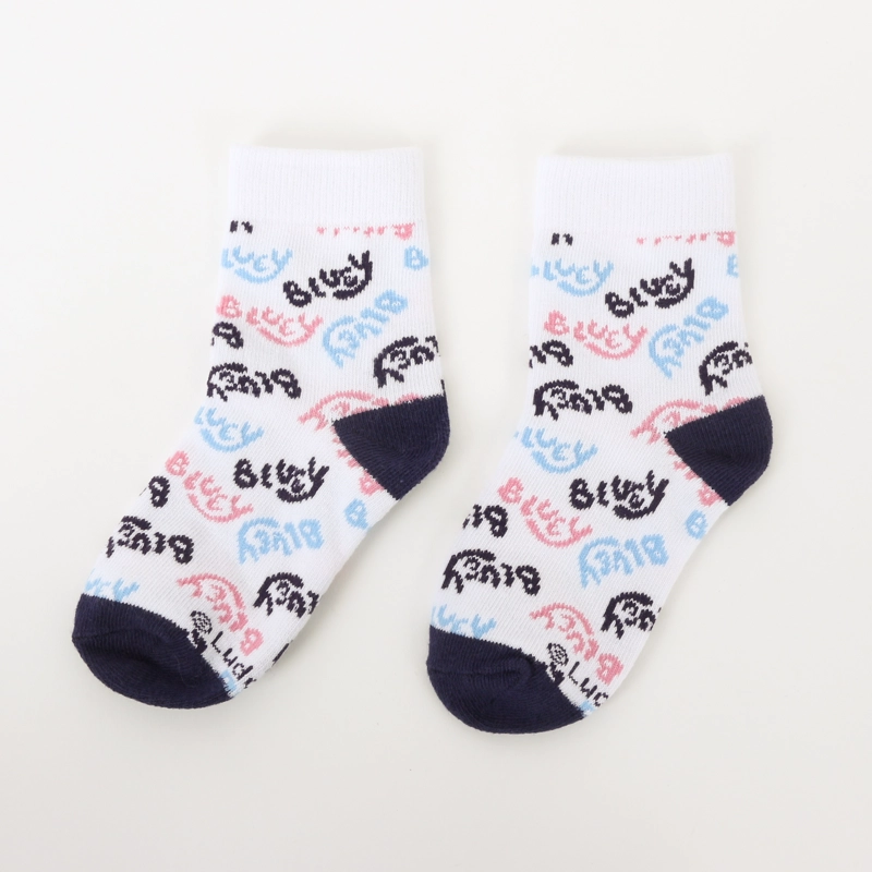 TRIPACK CALCETINES NIÑA FULL PRINT BLANCO BLUEY - 5