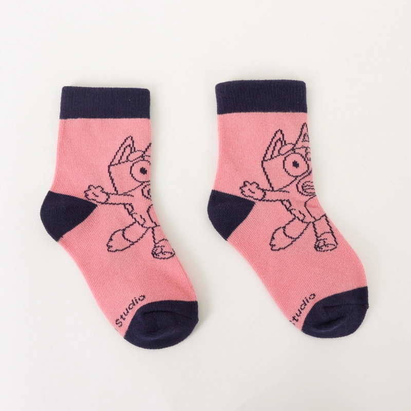TRIPACK CALCETINES NIÑA FULL PRINT BLANCO BLUEY - 6