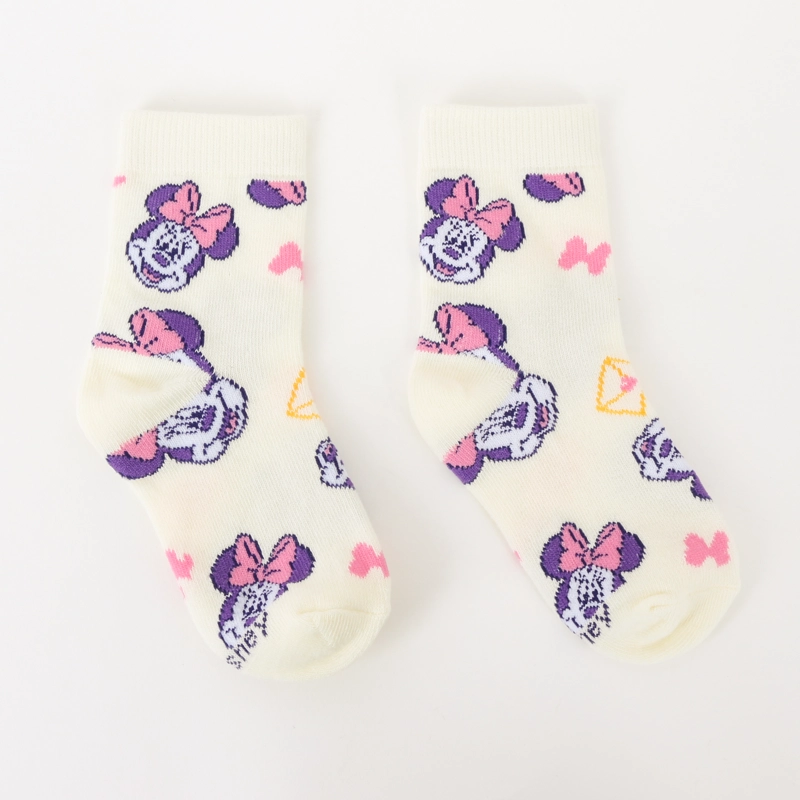 TRIPACK CALCETINES NIÑA MINNIE & DAISY BLANCO DISNEY - 5