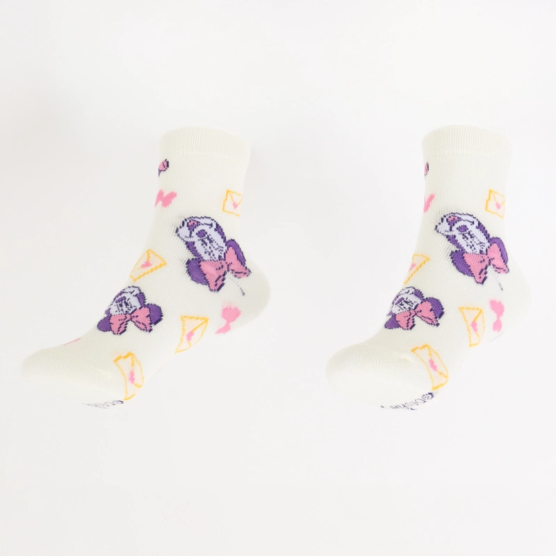 TRIPACK CALCETINES NIÑA MINNIE & DAISY BLANCO DISNEY - 9