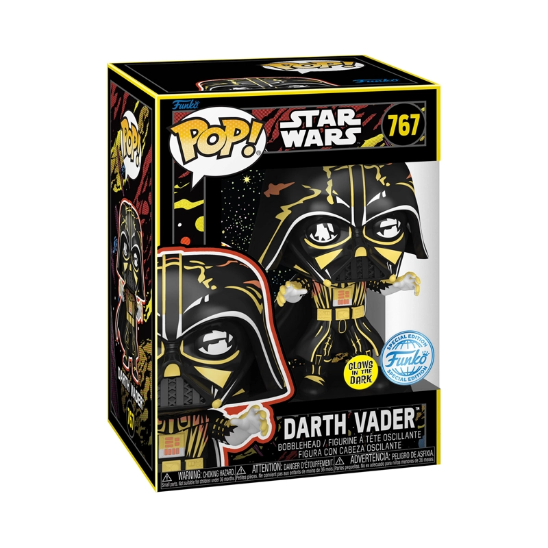 FUNKO POP! DARTH VADER STAR WARS WITH GLOW #767 - 3