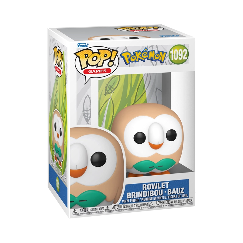 FUNKO POP! POKE MON: ROWLET #1092 - 2