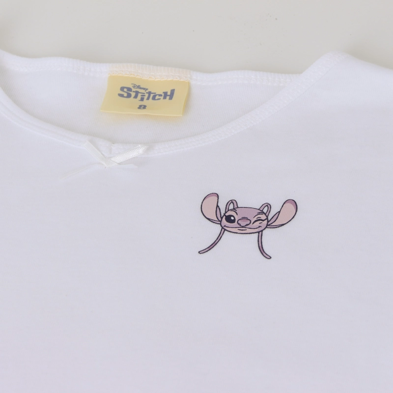 BIPACK CAMISETA NIÑA MANGA LARGA BLANCO LILO & STITCH - 4