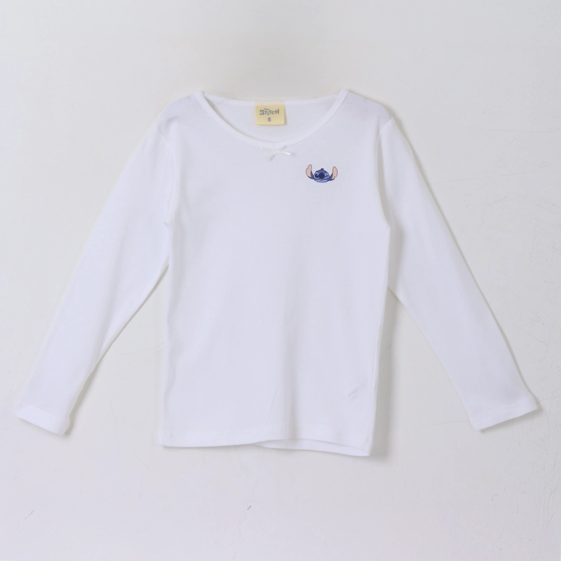 BIPACK CAMISETA NIÑA MANGA LARGA BLANCO LILO & STITCH - 5