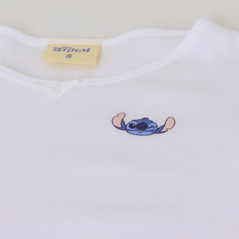 BIPACK CAMISETA NIÑA MANGA LARGA BLANCO LILO & STITCH - 7