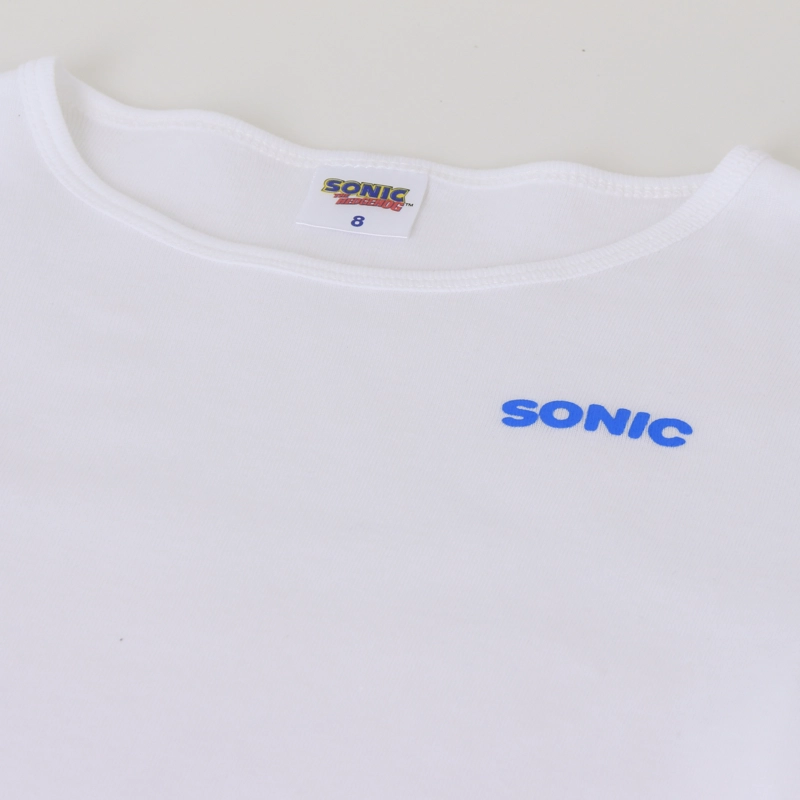 BIPACK CAMISETA NIÑO MANGA LARGA BLANCO SONIC - 4