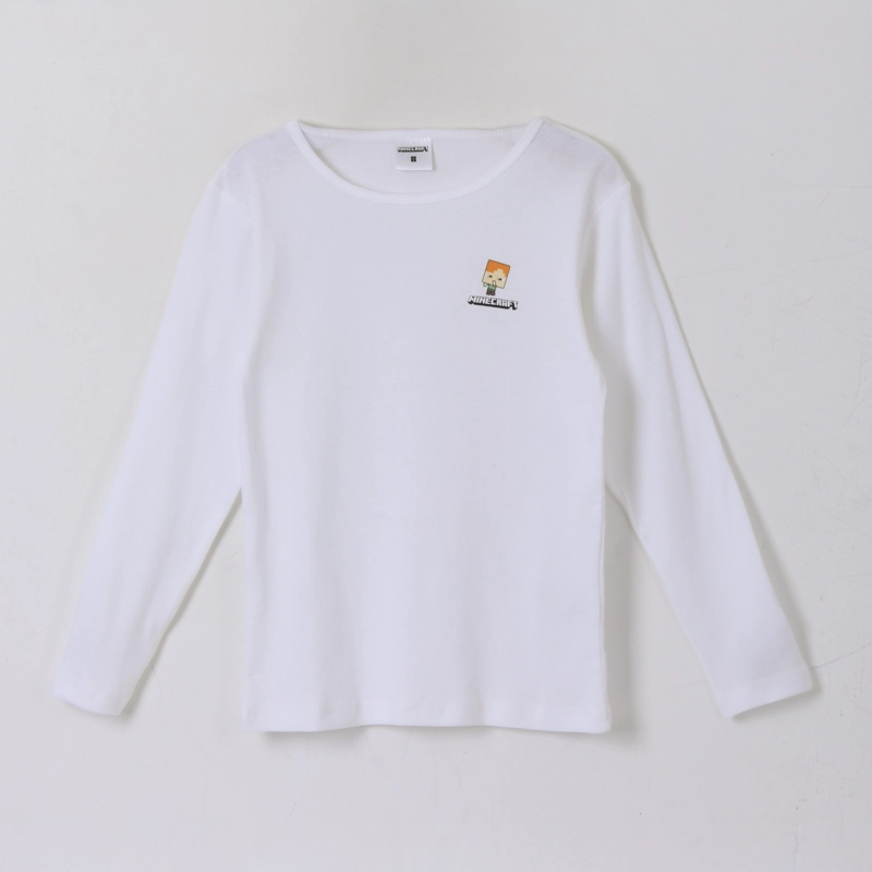 BIPACK CAMISETA NIÑO MANGA LARGA BLANCO MINECRAFT - 2
