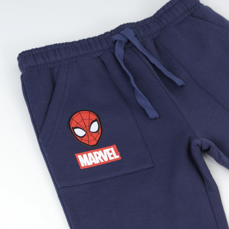 PANTALON DE BUZO ESCOLAR NIÑO SPIDERMAN AZUL MARINO MARVEL - 3