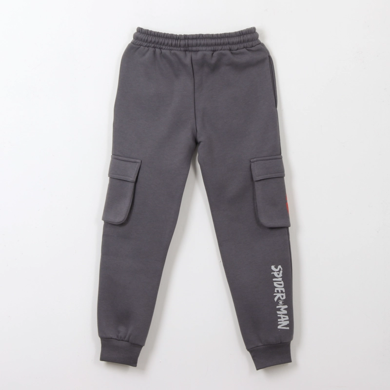 PANTALON DE BUZO NIÑO CARGO SPIDERMAN GRIS MARVEL - 2