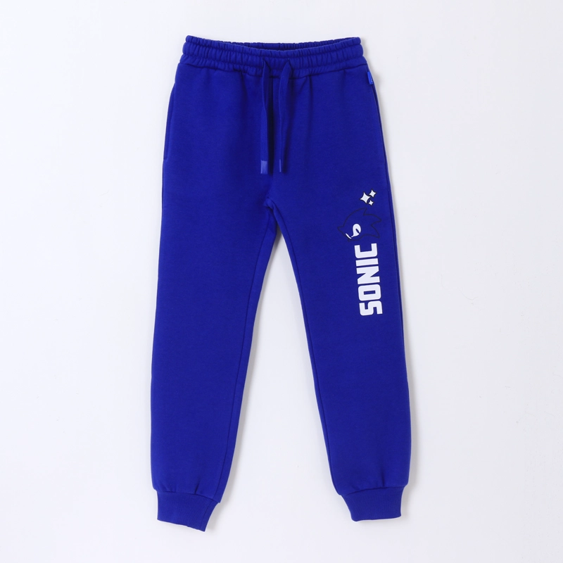 PANTALON DE BUZO NIÑO JOGGER AZUL SONIC - 1