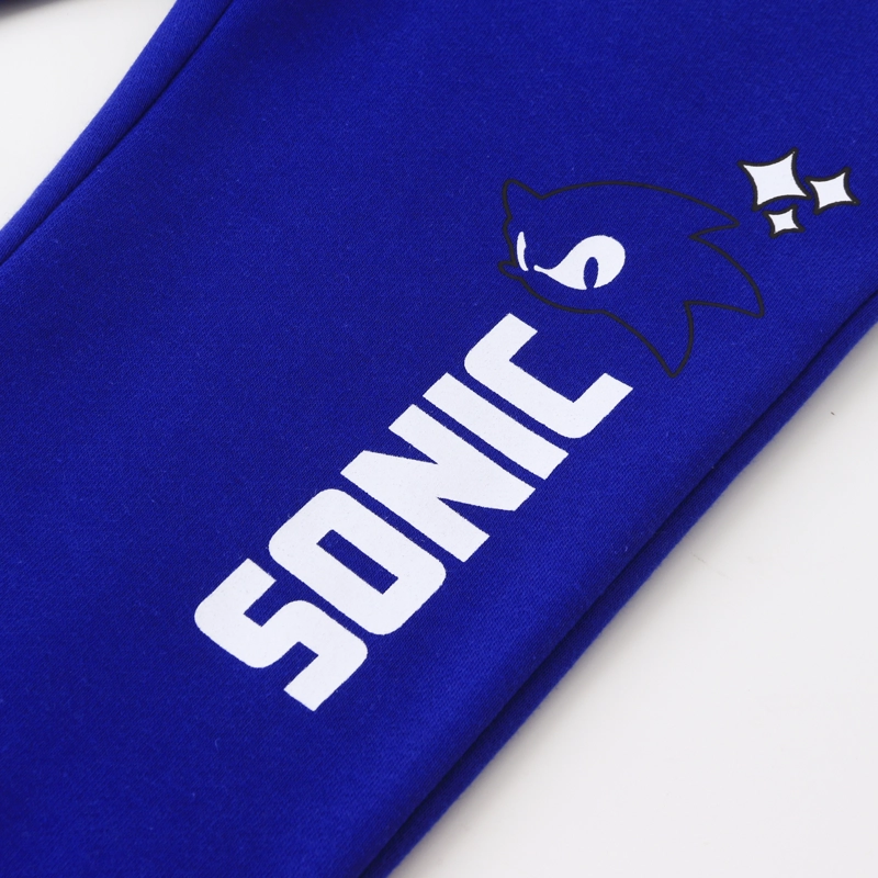 PANTALON DE BUZO NIÑO JOGGER AZUL SONIC - 3
