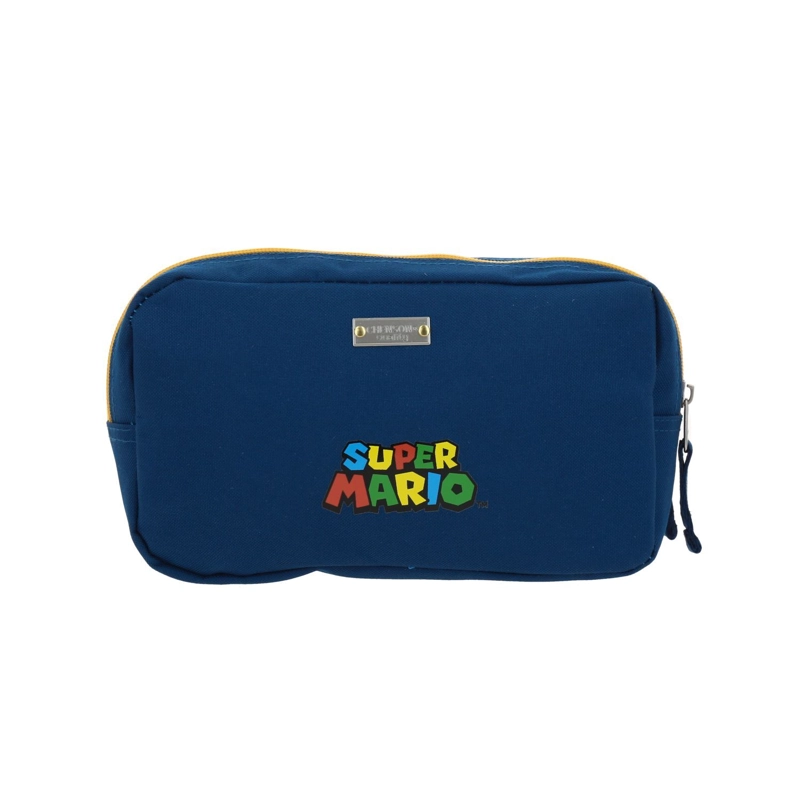 ESTUCHE ESCOLAR NIÑO PRINT PERSONAJES AZUL MARIO BROS - 4