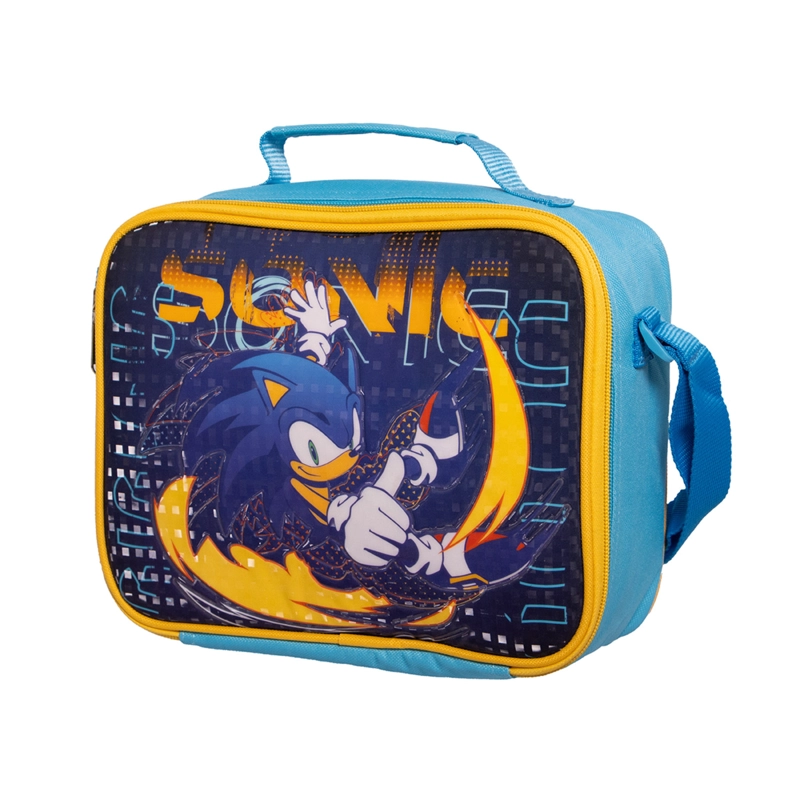 LONCHERA ESCOLAR NIÑO OVER POWER AZUL SONIC - 5