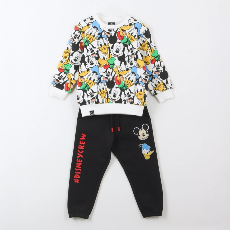 CONJUNTO BUZO NIÑO PRINT MICKEY & FRIENDS BLANCO DISNEY - 1