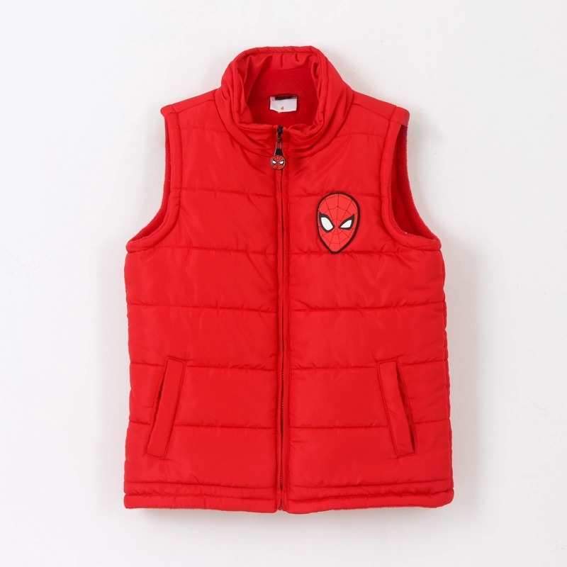 PARKA SIN MANGAS NIÑO SPIDERMAN ROJO MARVEL - 1