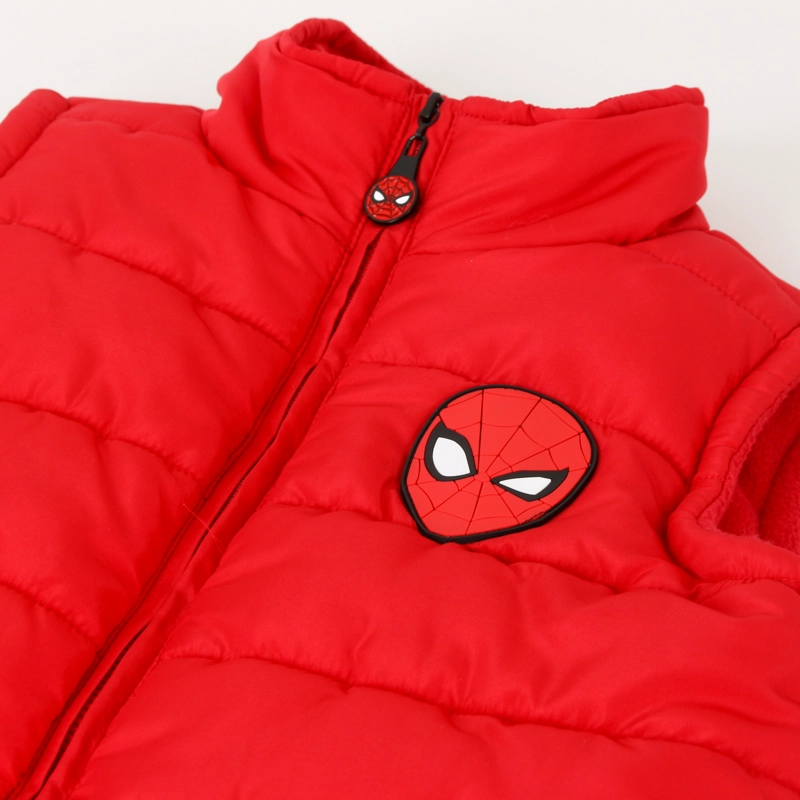 PARKA SIN MANGAS NIÑO SPIDERMAN ROJO MARVEL - 3