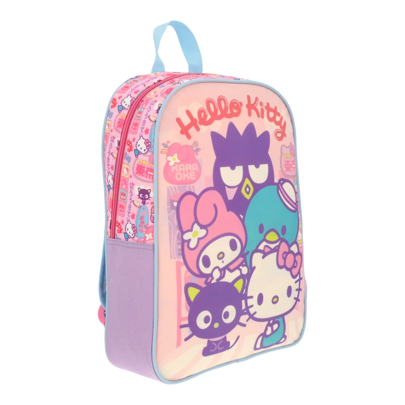 MOCHILA ESCOLAR NIÑA ROSADO FRIENDS & HELLO KITTY - 2