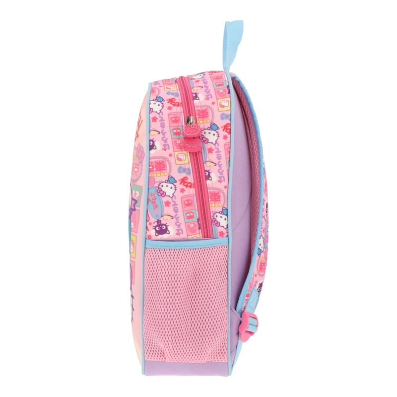 MOCHILA ESCOLAR NIÑA ROSADO FRIENDS & HELLO KITTY - 7